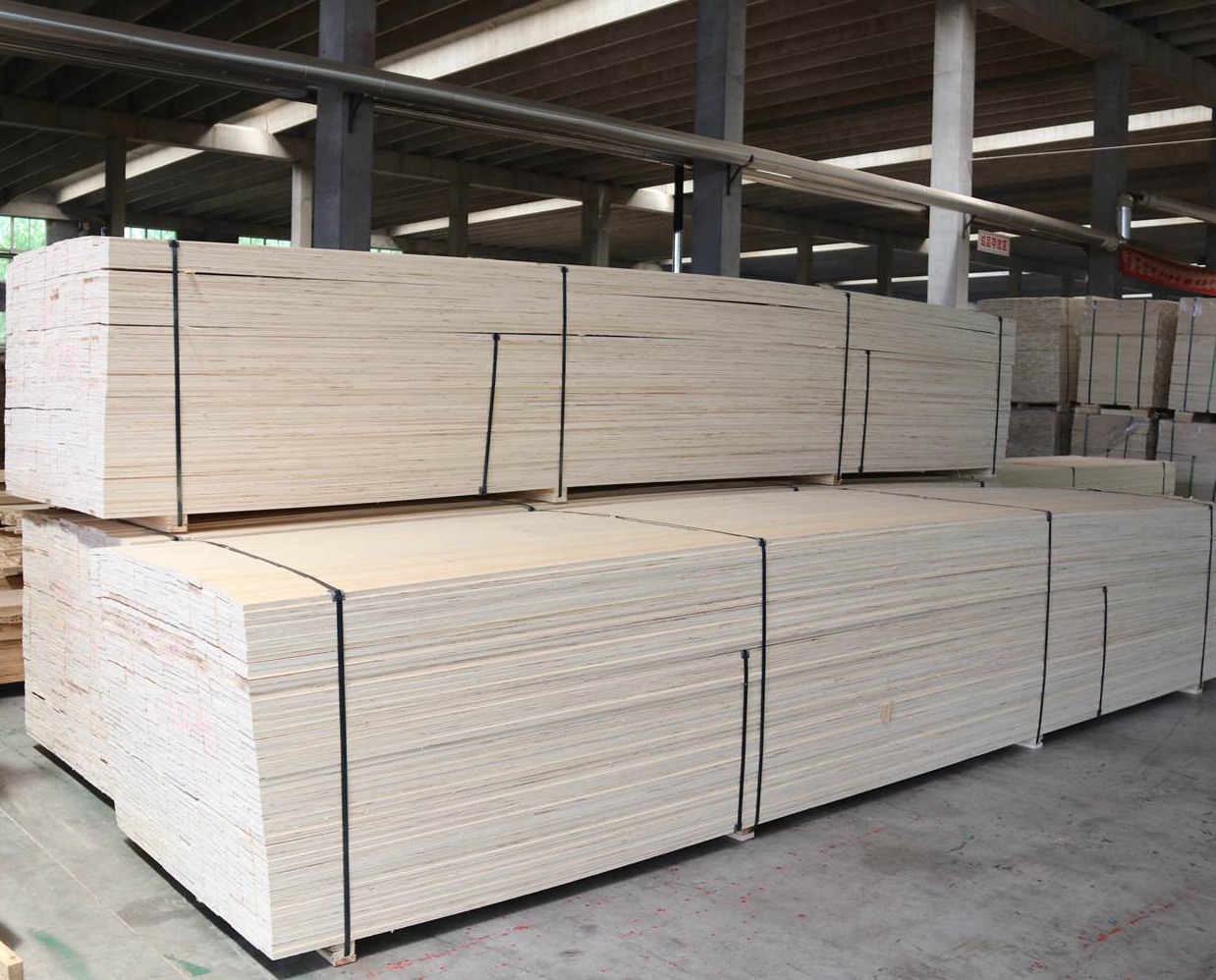 Manufacturers supply new products technology wood veneer packaging material poplar LVL fumigation-free wood
